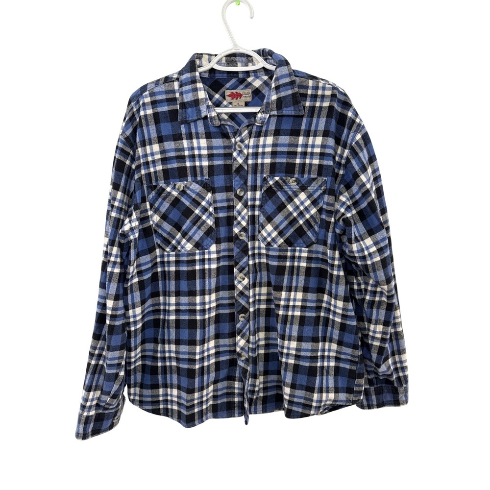 Field & Forest Plaid Flannel Shirt‎ Mens XL Hunting Outdoor Chore Barn Casual